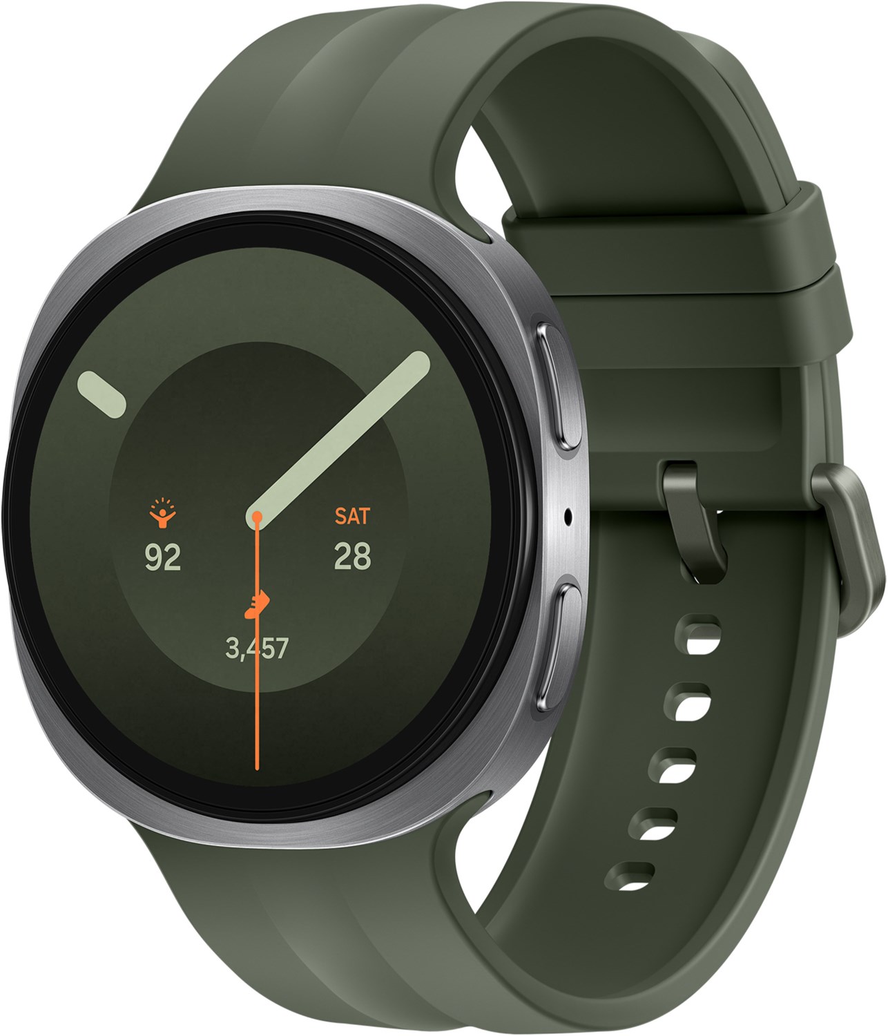 Samsung Galaxy Watch9 Silber/Grün 44 mm