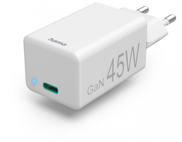 Mini-Schnellladegerät USB-C (45W) weiss