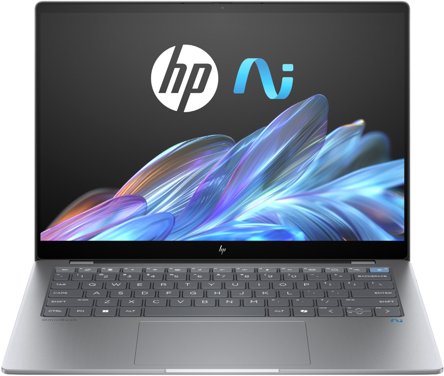 OmniBook X 14-fe0660ng (A3NY1EA) 35,6 cm (14") meteor silver, 16 GB RAM, 1000 GB SSD, Qualcomm Snapdragon X Elite, Windows 11, 2240x1400
