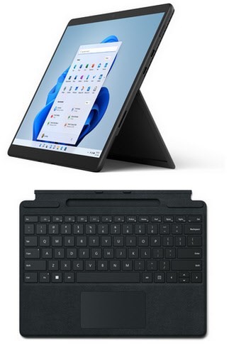 Microsoft EURONICS Pro Keyboard | Tablet Signature Pro Surface 8 Surface inkl. (i7/256GB) graphit