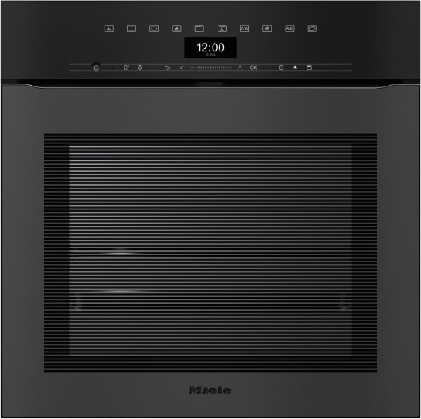 H 7464 BPX 125 Gala Ed Einbaubackofen Obsidianschwarz matt, 76 l, schnelles Vorheizen, pyrolytische Selbstreinigung, 59,5 cm breit, A+