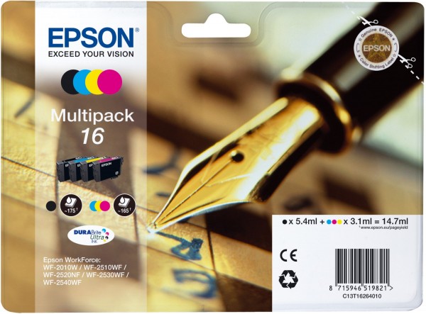 16 DURABrite Ultra Multipack 4-farbig