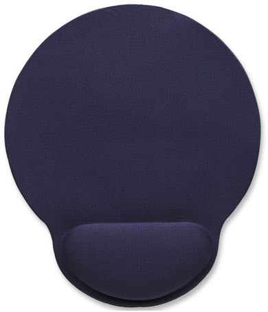 Mauspad mit Handgelenkauflage blau