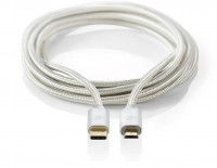 CCTB60650AL30 USB 2.0-Kabel (3m) aluminium Typ C-Stecker>Micro-B-Stecker