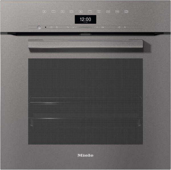 DGC 7450 Elektro-Backofen mit Dampfgarer graphitgrau, 76 l, schnelles Vorheizen, Rückwand katalytisch beschichtet, 59,5 cm breit, A+