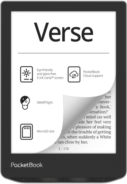 Verse E-Book Reader mist grey