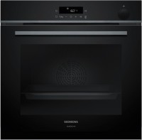 HR472G0B3 Backofen mit Dampfunterstützung schwarz/edelstahl, 71 l, Pizza-Stufe, schnelles Vorheizen, pyrolytische Selbstreinigung, 59,4 cm breit, A+