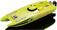 Rennkatamaran Adventure RC Boot neon grün
