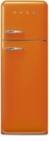 FAB30ROR6 Standkühlschrank mit Gefrierraum orange