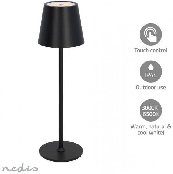 LTOUT05BK LED Tischleuchte schwarz
