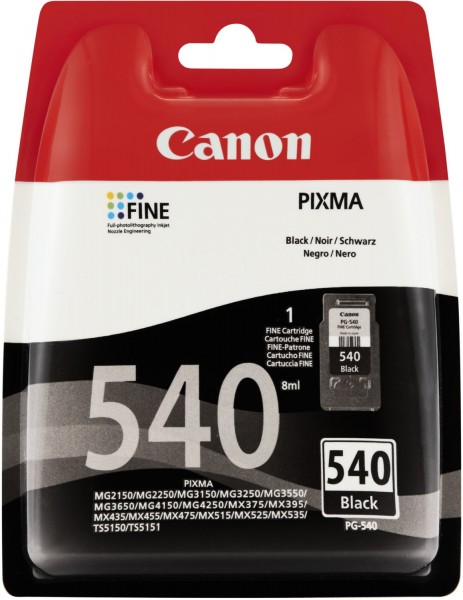 PG-540 BL Sec Tintenpatrone schwarz