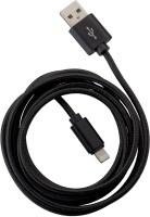Fashion USB Data Cable (1,5m) für iPhone 5/5S/6/6Plus/iPad Air(2) schwarz