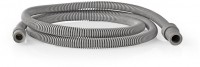 Ablaufschl. 8mm/10mm gerade (1,5m) grau