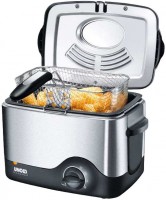 58615 Fritteuse Kompakt edelstahl /schwarz