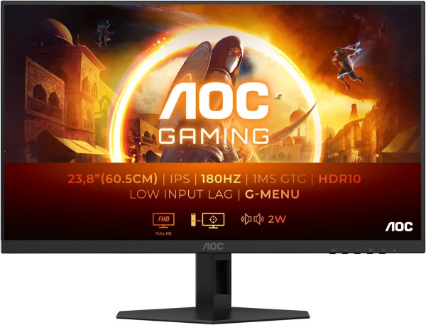 24G4XE 61 cm (24") Gaming Monitor schwarz, Widescreen Full HD (1920x1080), 0,5 ms Reaktionszeit