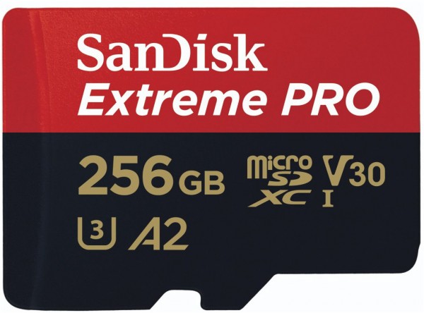 microSDXC Extreme Pro (256GB) Speicherkarte + Adapter