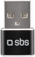 USB-C Buchse > USB Stecker schwarz