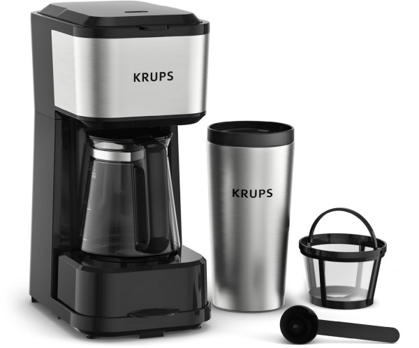 KM207D Multiserve 3 in 1 Filter-Kaffeemaschine schwarz/silber