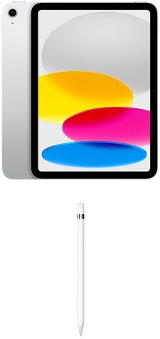 iPad (64GB) WiFi silber inkl. Apple Pencil 1. Generation