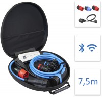 Optimal GSM WLAN Set 32A (7,5m) Ladestation/Wallbox inkl. Adapter und Tasche