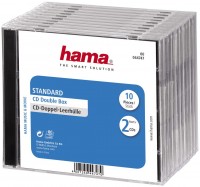 CD-Doppel-Leerhülle 10er