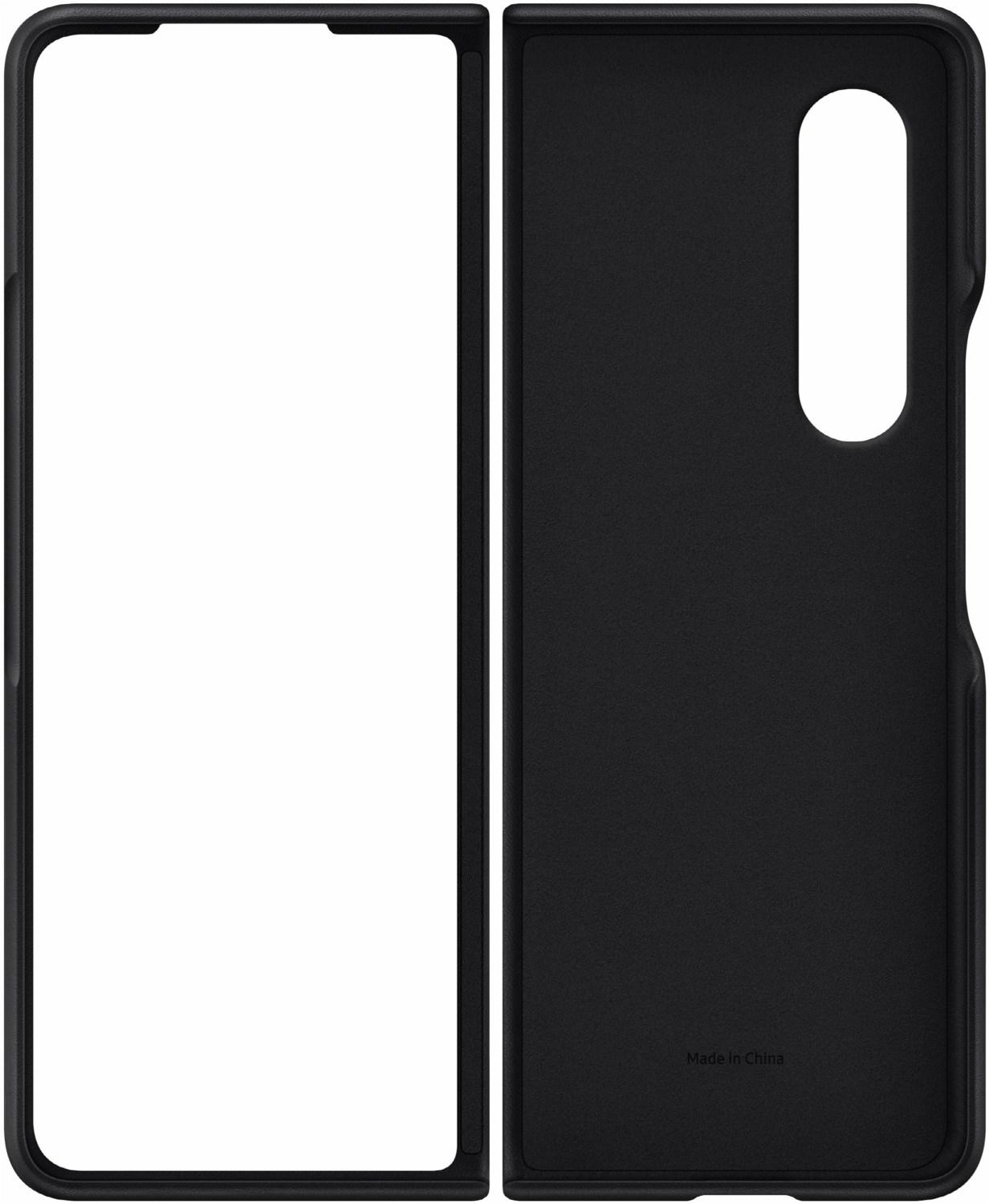 Leather Cover für Galaxy Z Fold3 5G schwarz