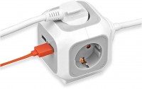 ALEA-Power USB-Steckdosenblock grau