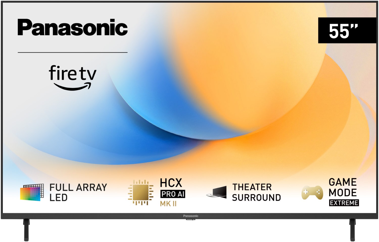 TV-55W93AE8 139 cm (55") LCD-TV mit Full Array LED-Technik silber, 4K Ultra HD, Smart-TV, 120 Hz, DVB-T2/DVB-C/DVB-S2, Sprachsteuerung