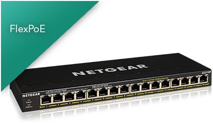 GS316P 16-Port Gigabit Ethernet Switch