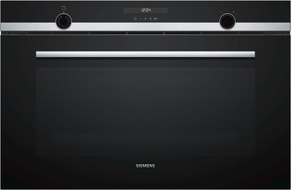 VB578D0S0 Einbaubackofen schwarz/edelstahl, 112 l, Pizza-Stufe, schnelles Vorheizen, pyrolytische Selbstreinigung, 89,6 cm breit, A+