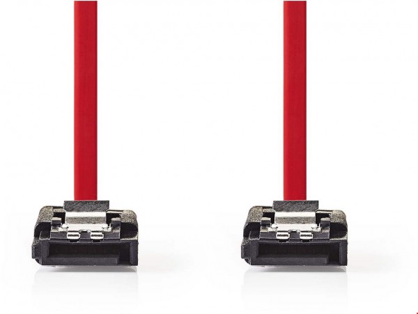 CCGB73050RD05 SATA-Kabel (0,5m) 7-pol. Buchse > 7-pol. Buchse rot