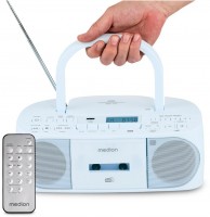 Life DRX-1 Plus (MD400003) Radio-Rekorder mit CD + Kassette blau