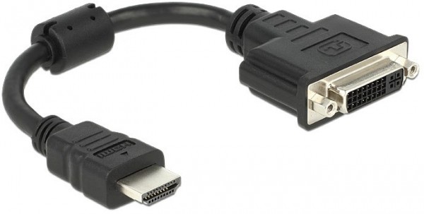 HDMI Stecker > DVI 24+1 Bu. (20cm)