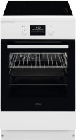 CIB56494BW Stand-Elektroherd mit Induktionsfeld weiß, 58 l, Heißluftgrill, 50 cm breit, A, 4 Kochzonen
