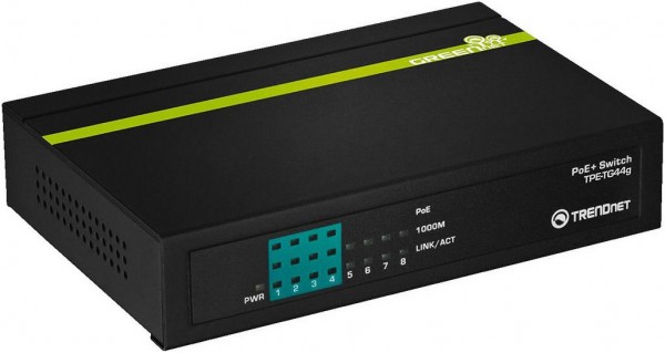TPE-TG44G Netzwerkverteiler schwarz