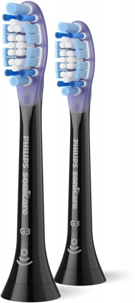 HX9052/88 Premium Gum Care (2St.) Ersatz-Zahnbürsten schwarz