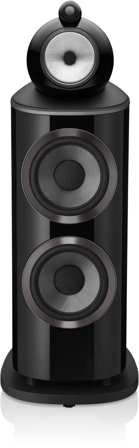 801 D4 /Stück Stand-Lautsprecher hochglanz schwarz