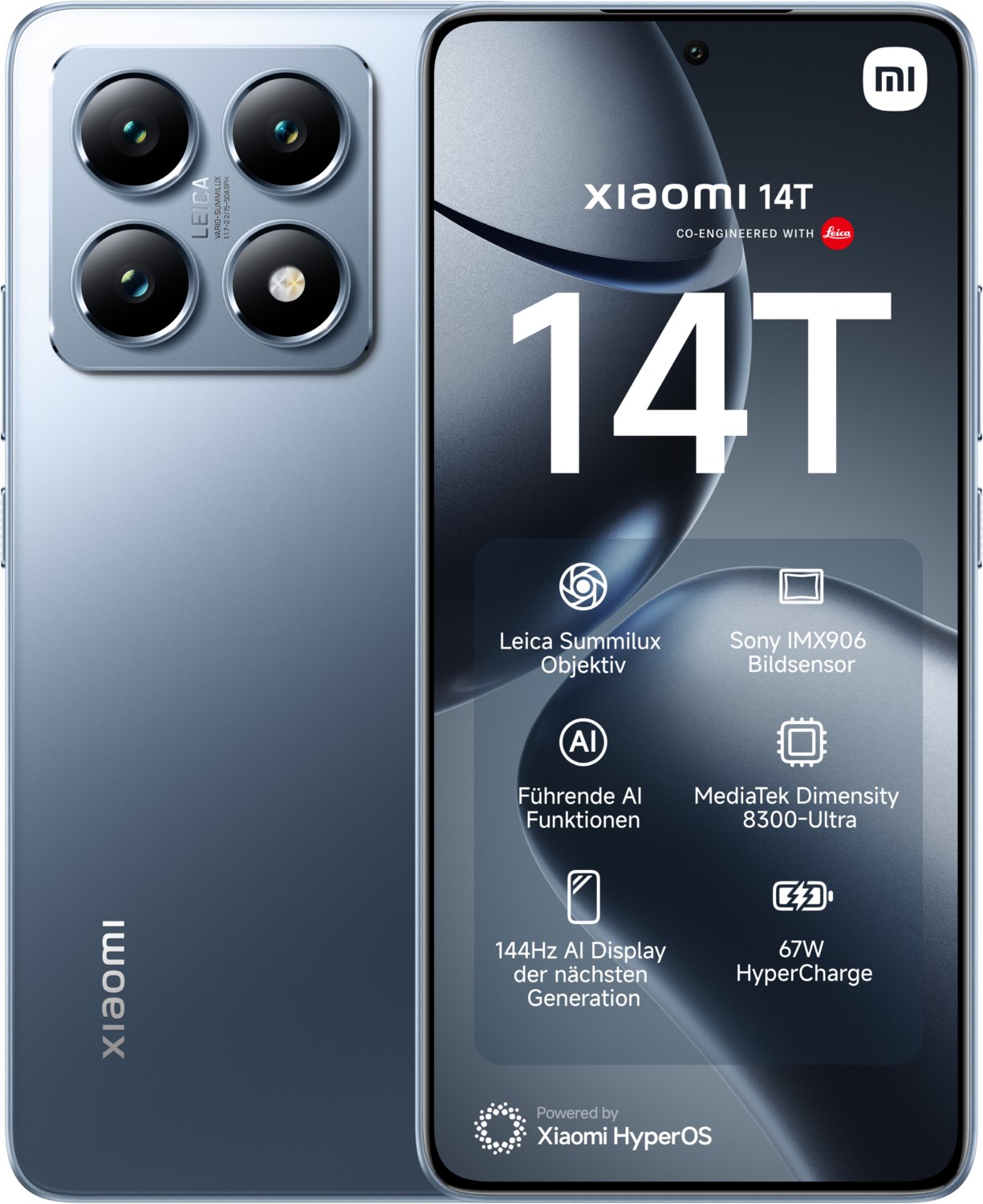 Xiaomi 14T (12GB+256GB) Smartphone titan blue EURONICS
