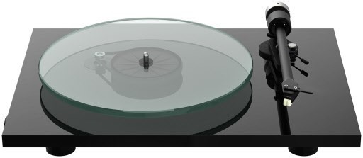T2 W Plattenspieler mit WLAN Streaming schwarz hochglanz