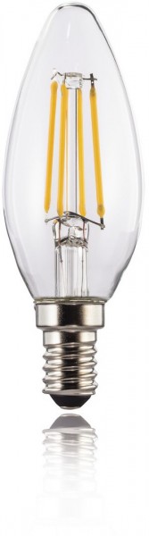 LED-Filament E14, 470lm LED-Kerze