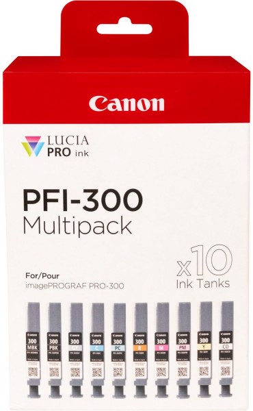 PFI-300 Tinten-Multipack 10-farbig