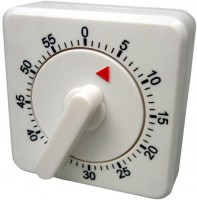 Analoger Kurzzeitwecker weiß