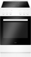 SHC 903 021 W Elektroherd mit Glaskeramikfeld weiß, 65 l, schnelles Vorheizen, 50 cm breit, A, 4 Kochzonen
