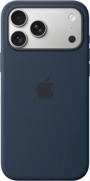 Silikon Case mit MagSafe für iPhone 17 Pro Max mitternacht
