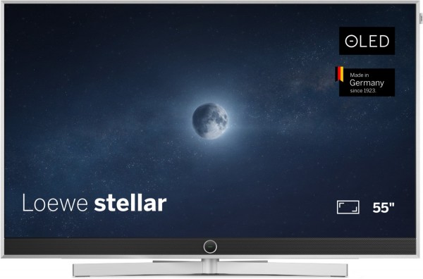 stellar 55 dr+ (Tizen OS) 139 cm (55") OLED-TV alu brushed/concrete, 4K Ultra HD, Smart-TV, 144 Hz, Sprachsteuerung