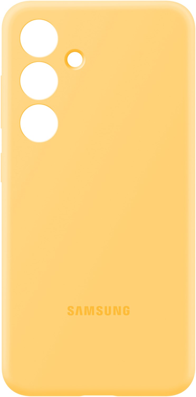 Silicone Case für Galaxy S24 gelb