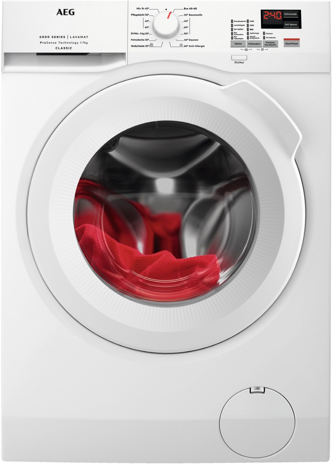 Lavamat L6FBC41478 Stand-Waschmaschine-Frontlader weiß / A