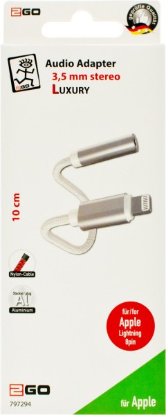 Luxury Lighning Audio-Adapter