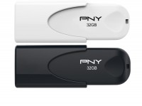 Attaché 4 USB 2.0 (32GB) 2er Pack Speicherstick Black & White Edition