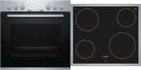 HND210CS61 Herdset bestehend aus HEA510BS2 + NKE645GA1E edelstahl + edelstahl